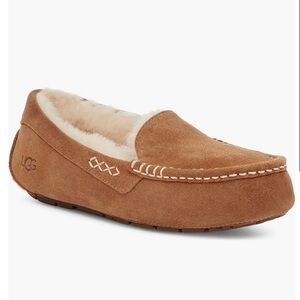 UGG Ansley Water Resistant Slipper Chestnut Suede